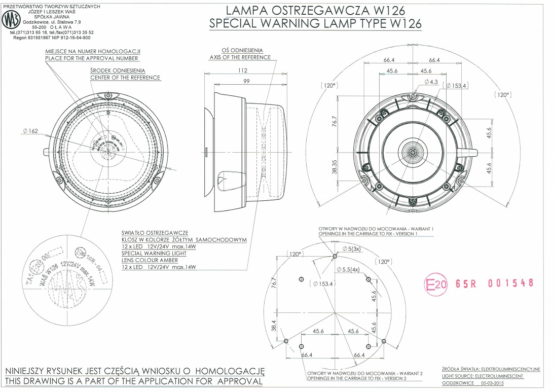 PROFI maják LED W126-866.4D 12/24V
