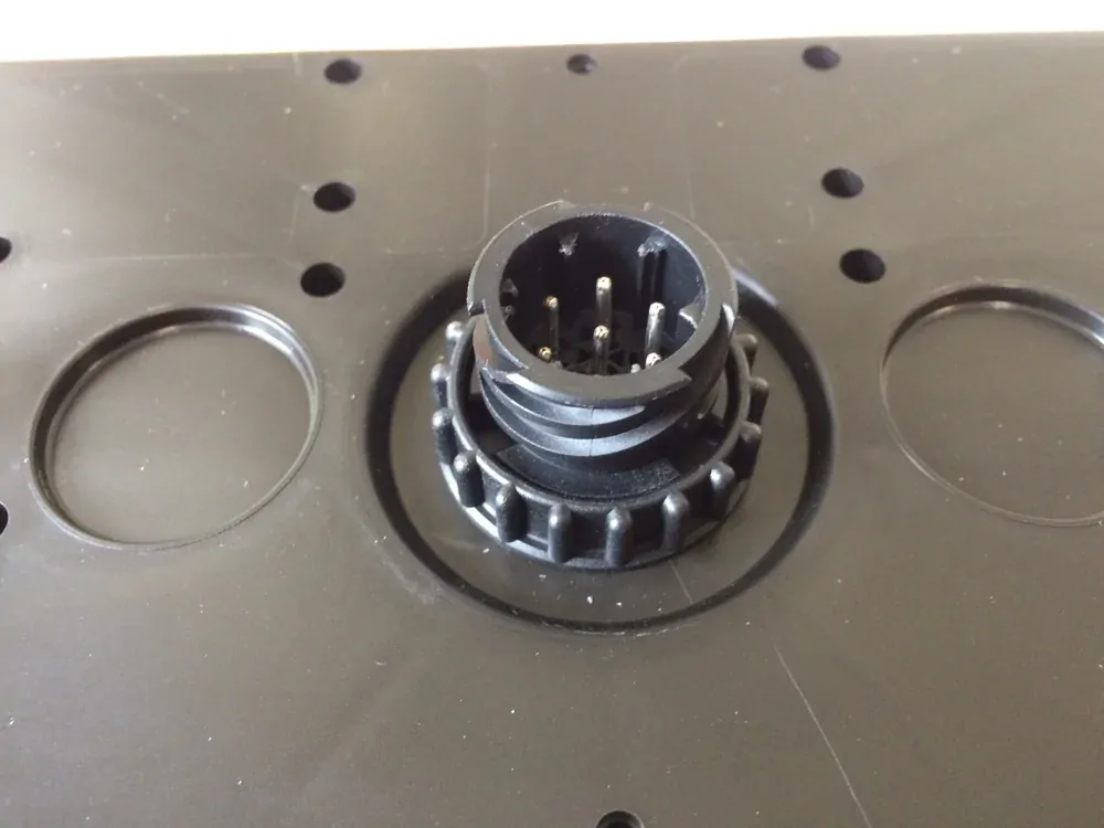 Koncové světlo W137/1035 připojení TYCO, levé 12/24V LED