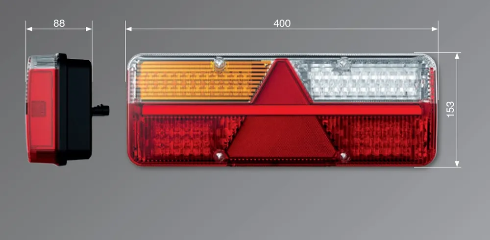 Koncové světlo FT-500/16 levé LED 12/24V