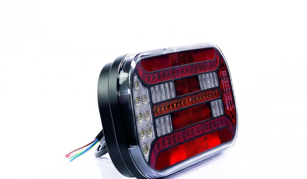 Koncové světlo FT-600 LED levé + osv. SPZ 12/24V s dynamickým blinkrem a Odporem