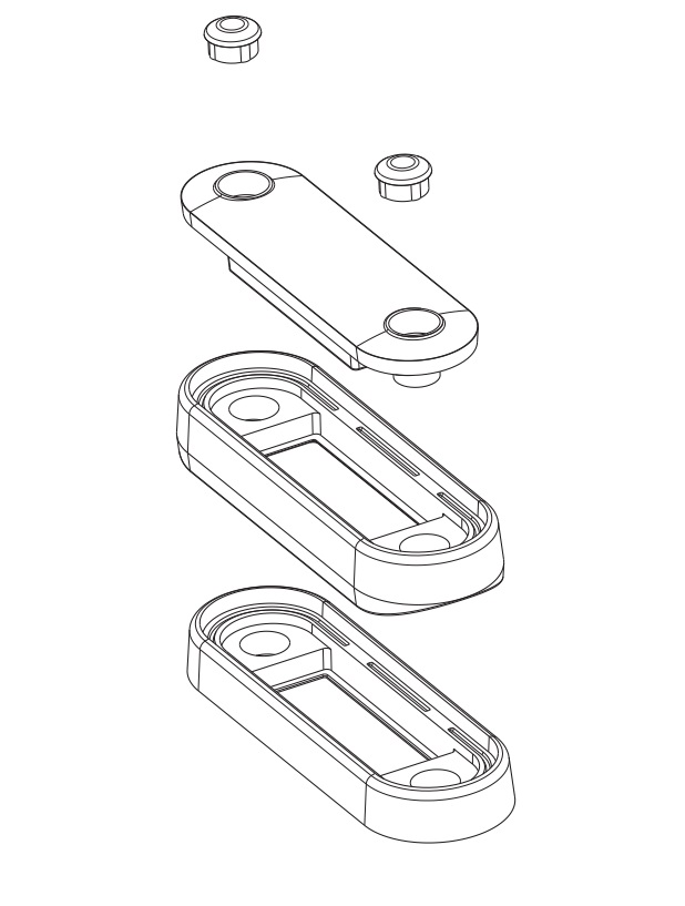 Poziční světlo FT-073 červené LED 12/24V