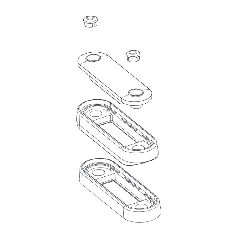 Poziční světlo LED FT-073 oranžové DARK 12/24V