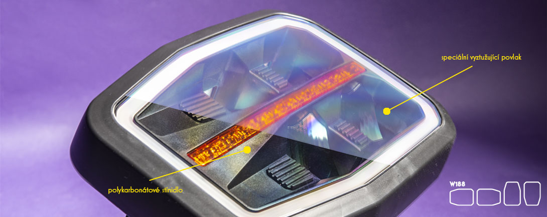 Přední LED světlomet  W188DD/1336A pravý