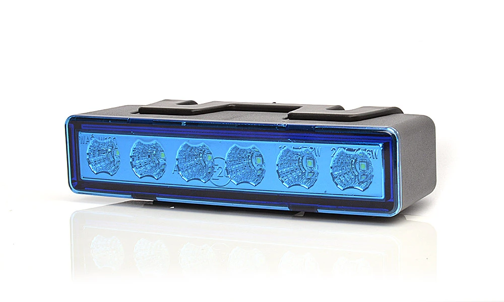 Predátor LED W117 modrý 12/24V