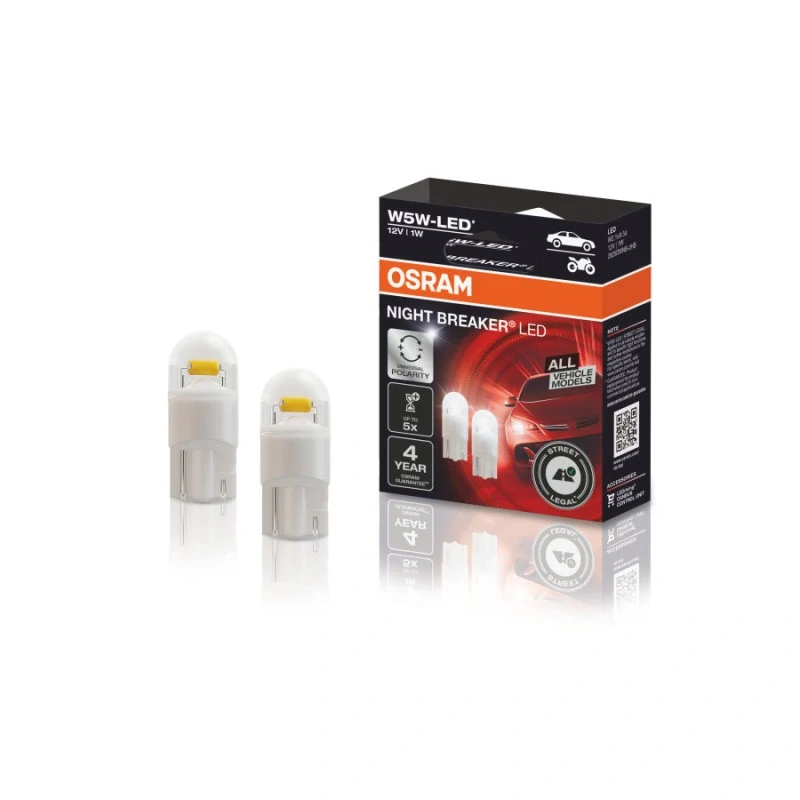 Osram LED 12 W2,1x9,5d HOMOLOGOVANÉ blistr 2 ks