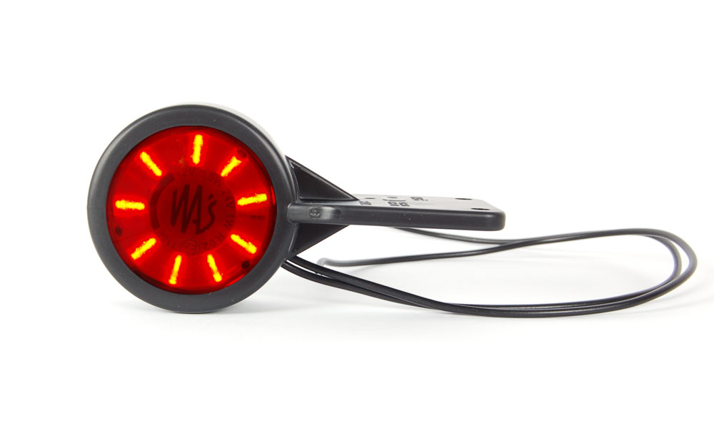 Pozička W23/513bc P/L LED červená/čirá závěsná 12/24V