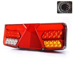 Koncové světlo W137/1038 připojení TYCO, pravé 12/24V LED