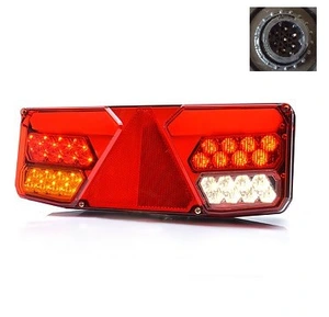 Koncové světlo W137/1035 připojení TYCO, levé 12/24V LED