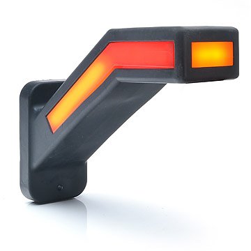 Pozička tykadlo W168.6DD pravá LED 12/24V s dynamickým blinkrem!