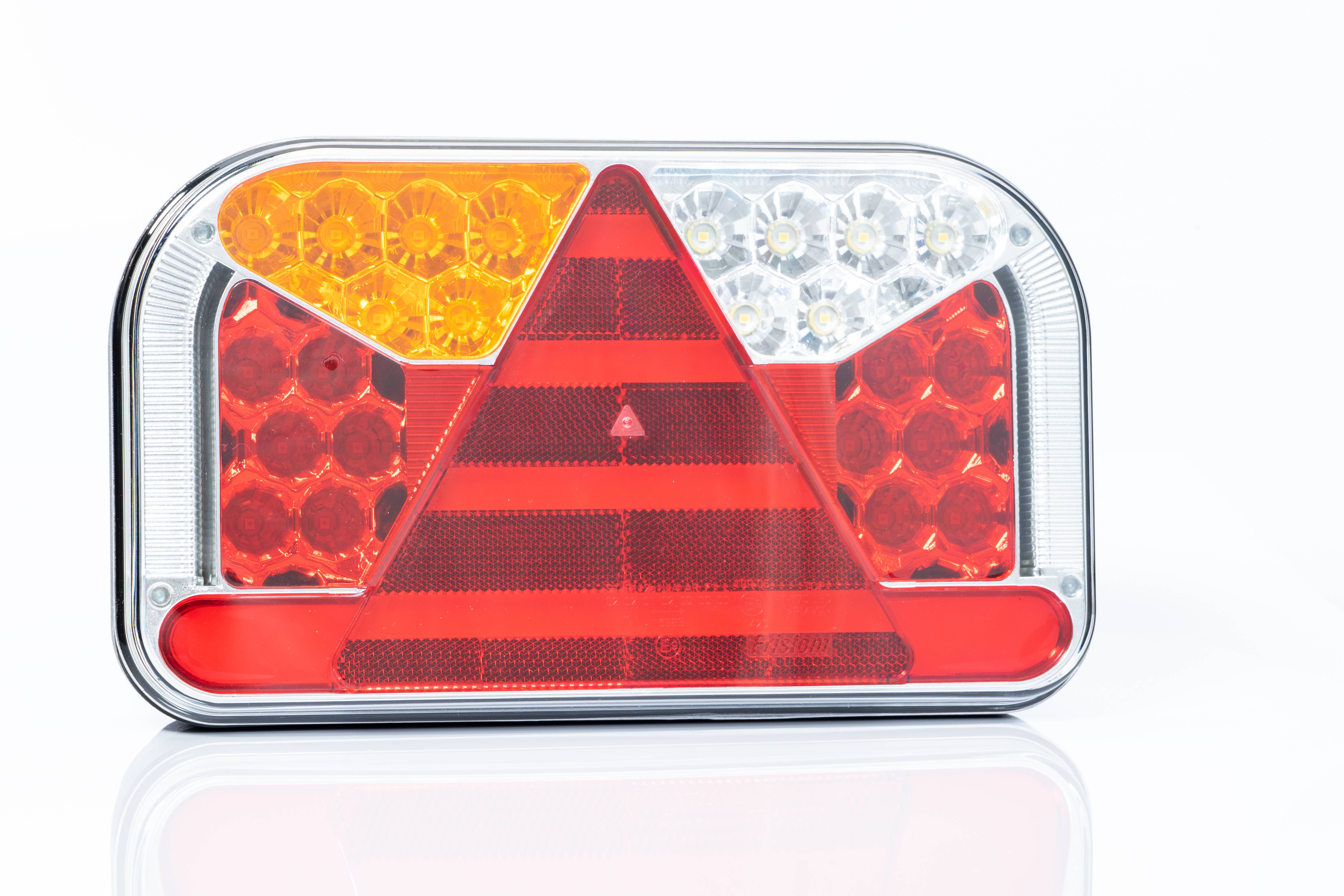Koncové světlo FT-170 levé LED 12/24V TYCO 7PIN - MLHA, ZPĚTNÉ, BEZ SPZ