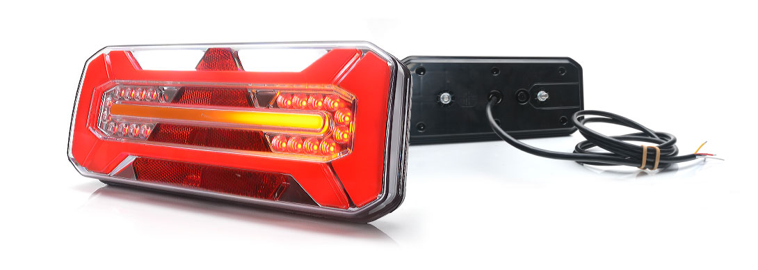 Koncové světlo W184DD/1278 levé LED 12/24V s dynamickým blinkrem