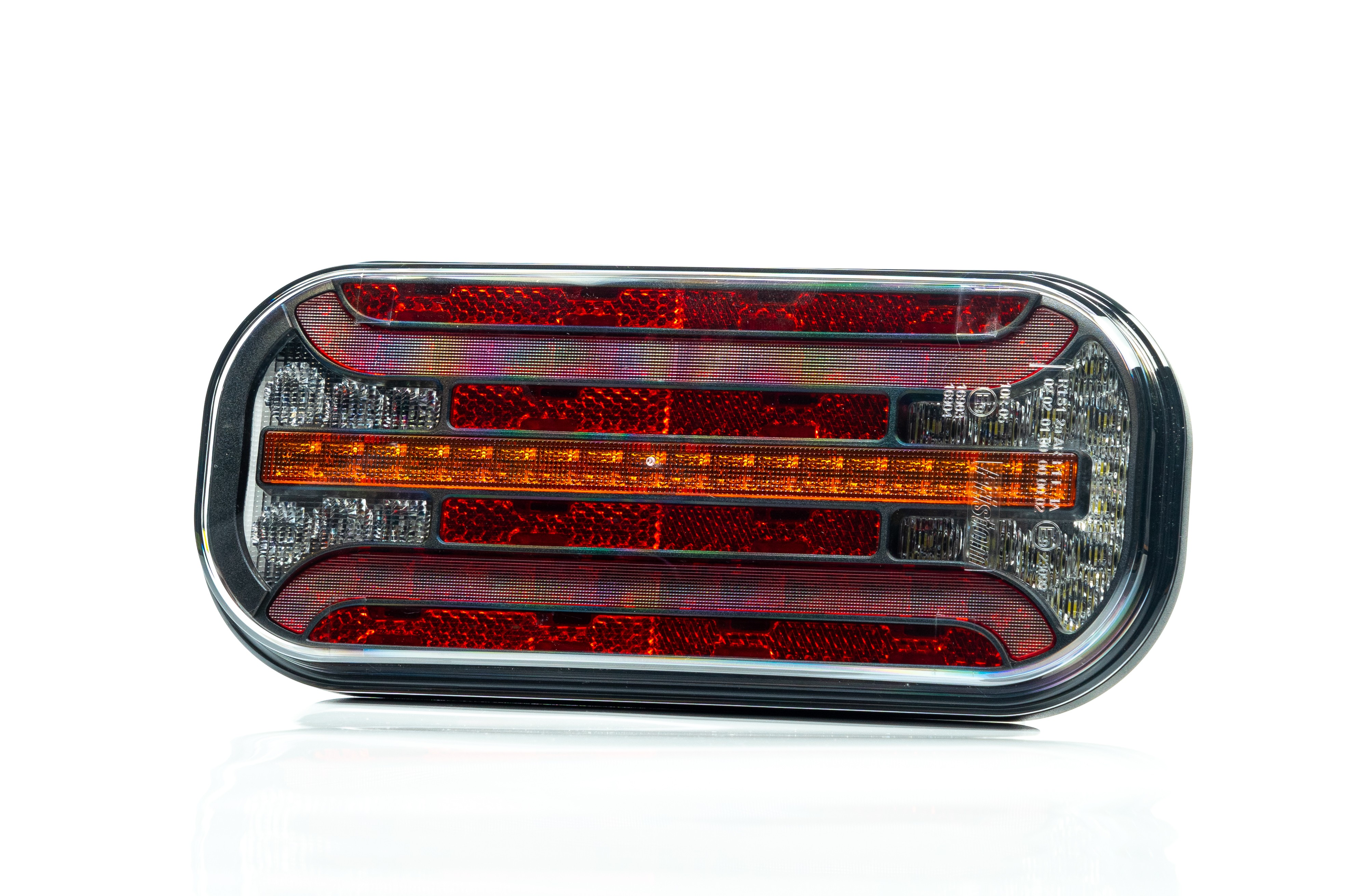 Koncové světlo FT-230 LED 12/24V s couvacím světlem, bez osvětlení RZ, 1m vodič