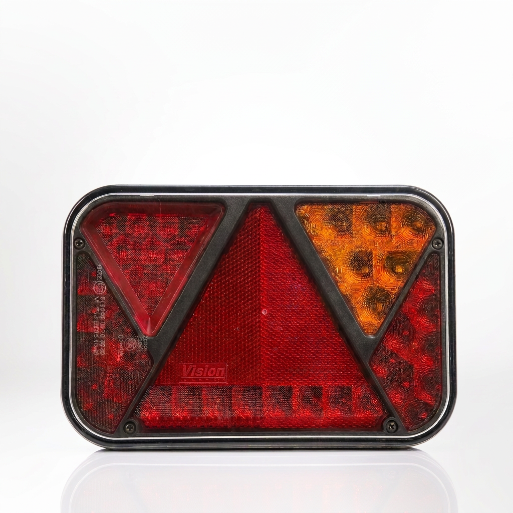 Koncové světlo FT-270 pravé LED 12V s mlhovým světlem 1m vodič