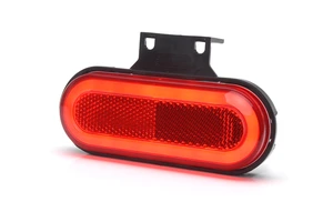 Poziční světlo W198/1400 červené LED 12/24V