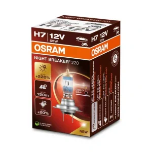 Osram žárovka H7 12V 60/55W P43t Night breaker +220%