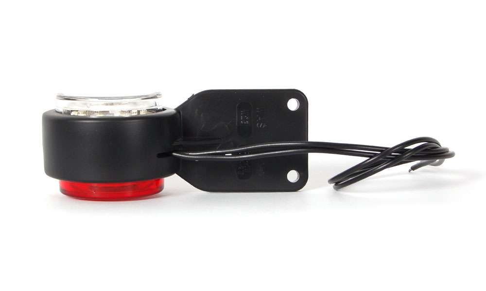 Pozička W23/513bc P/L LED červená/čirá závěsná 12/24V