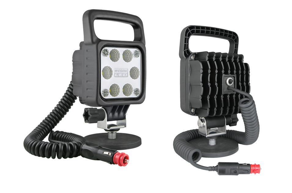 Pracovní světlomet LED 12-24V 1500lm magnetický rozptylový