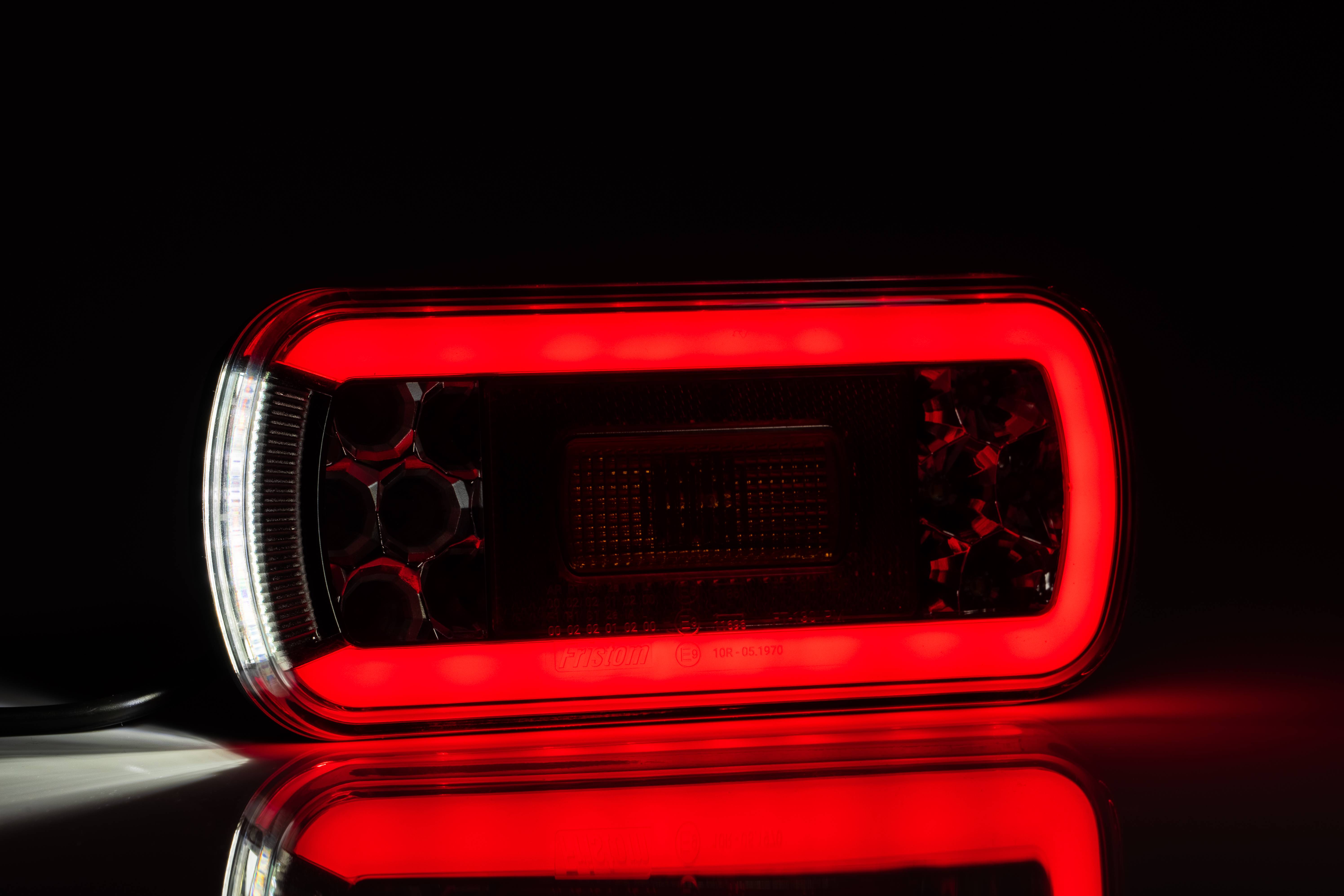 Koncové světlo FT-130 LED 12/24V s mlhovým světlem