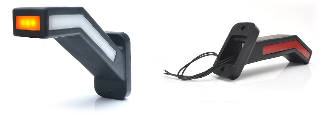 Pozička tykadlo W168.1/1165 pravá LED 12/24V