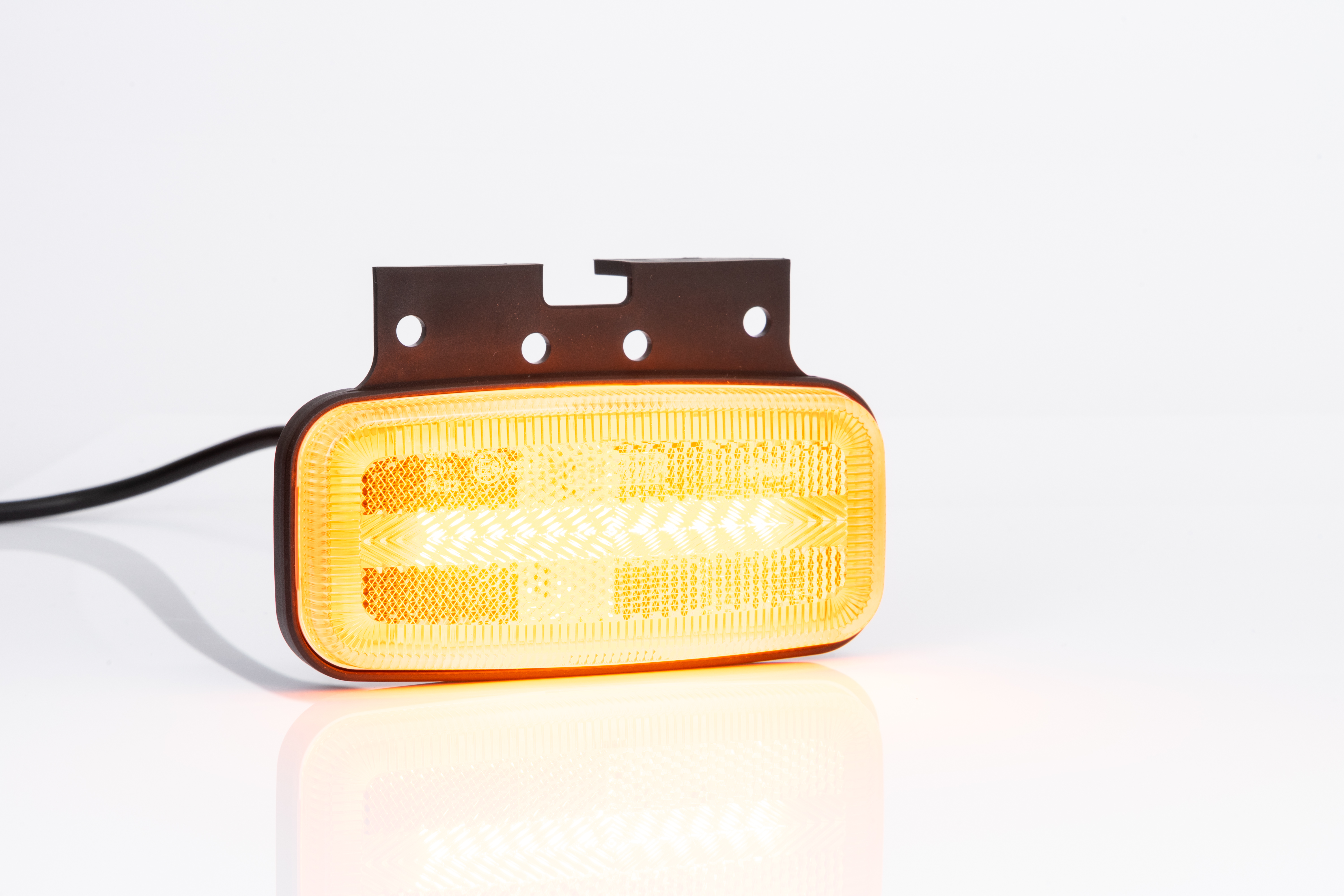 Poziční + boční směrové světlo FT-080+K oranžové LED 12/24V