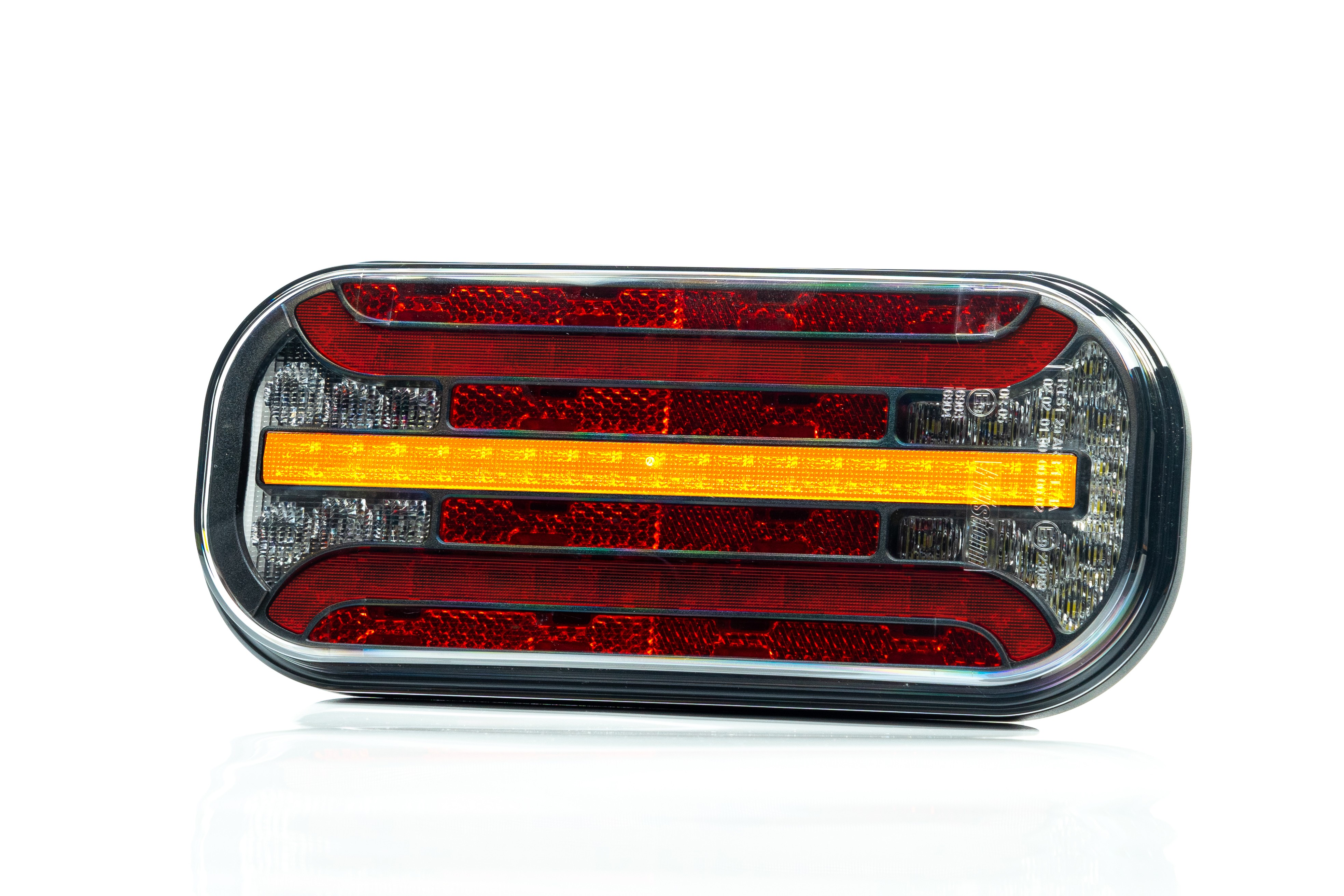 Koncové světlo FT-230 LED 12/24V s couvacím světlem, bez osvětlení RZ, 1m vodič