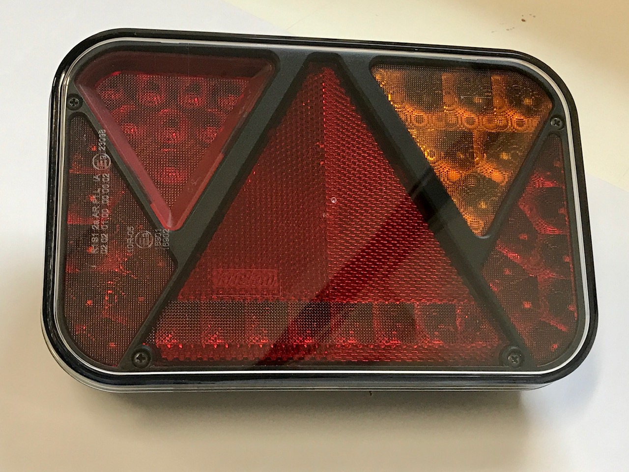 Koncové světlo FT-270 pravé LED 12V s mlhovým světlem 1m vodič