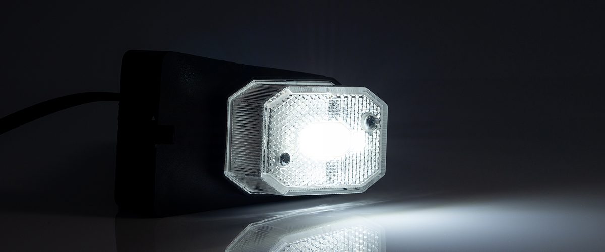 Poziční světlo FT-001s držákem LED 12/24V čiré