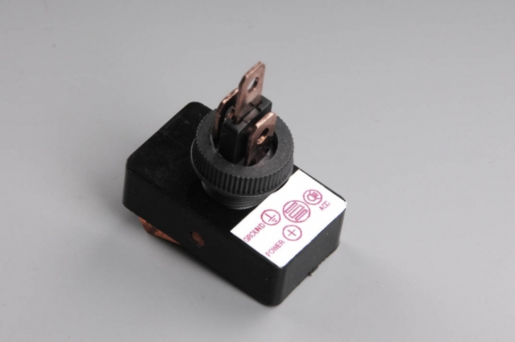 Přepínač podsvětlený 34x20mm žlutý/velký/