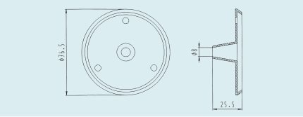 Jaeger zásuvka 12V 7P plastová JAEGER+těsnění