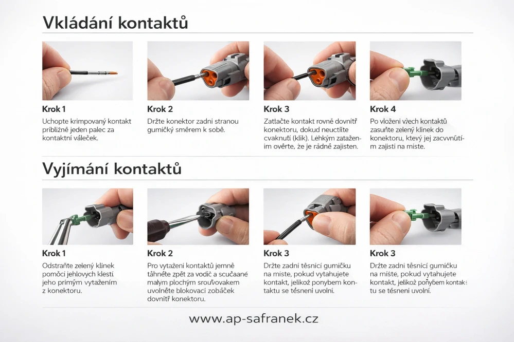Zástrčka Deutsch DT 4pin