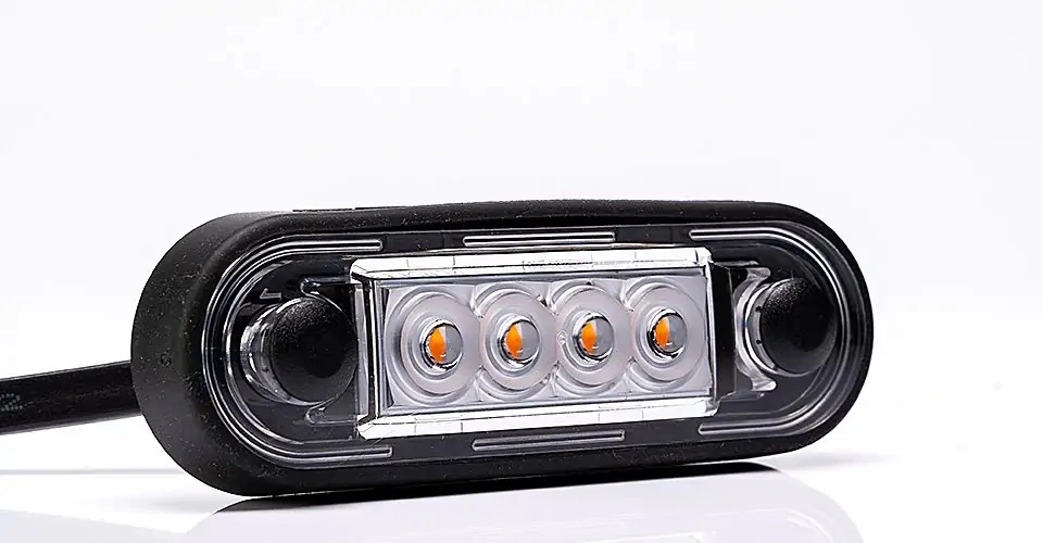 Poziční světlo FT-073 oranžové LED 12/24V