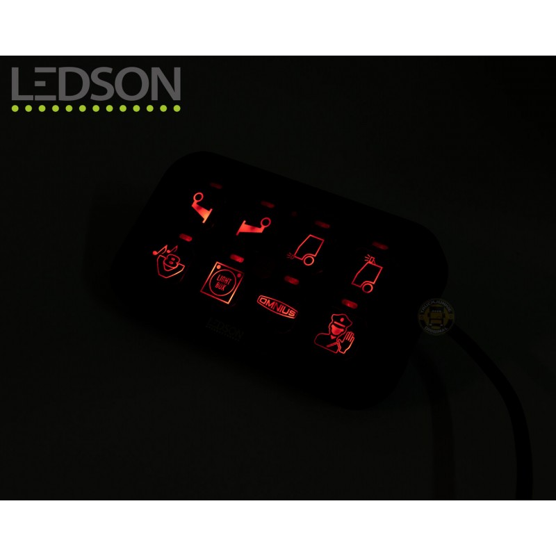 Ledson Commander ovládací panel - 8 výstupů/BT/MT