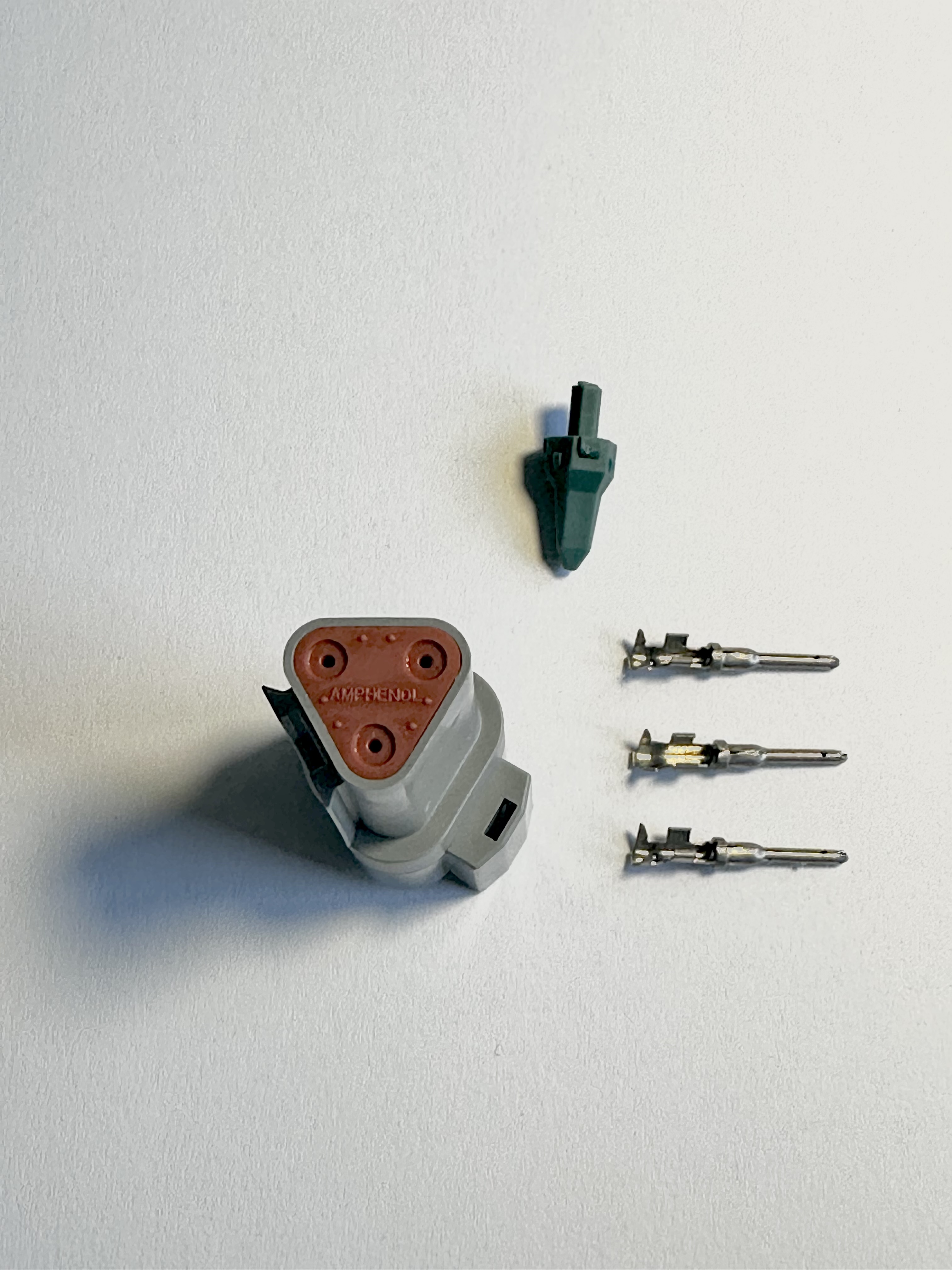 Zásuvka Deutsch 3-pin - sada s konektory