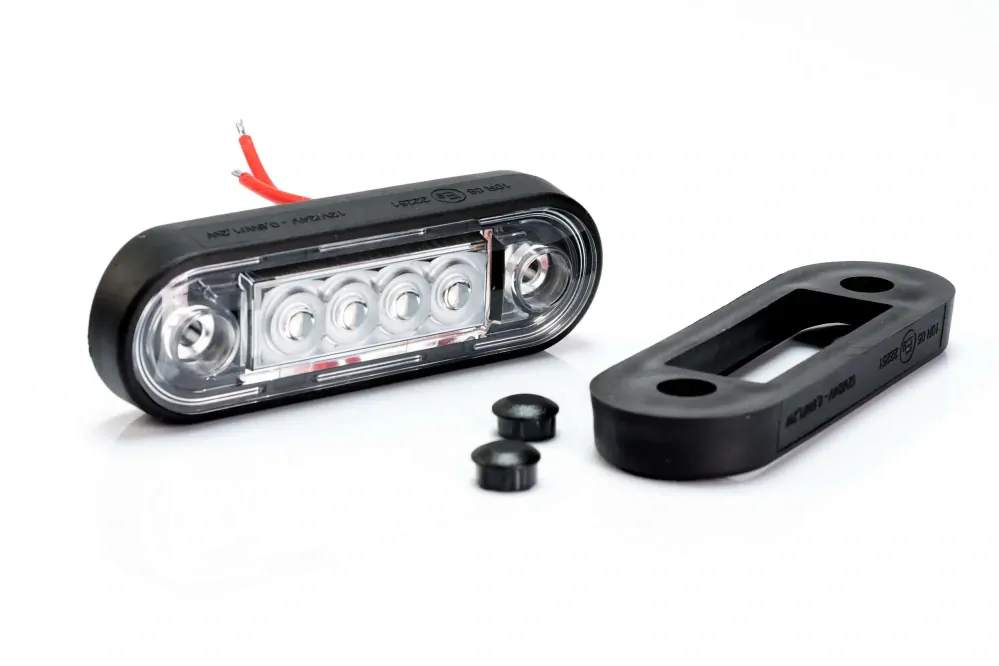 Poziční světlo FT-073 dvoubarevné oranžová/bílá LED 12/24V DARK