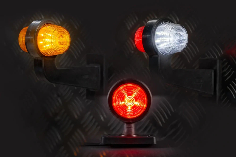 Poziční světlo FT-147 F bílé/červené pravé LED 