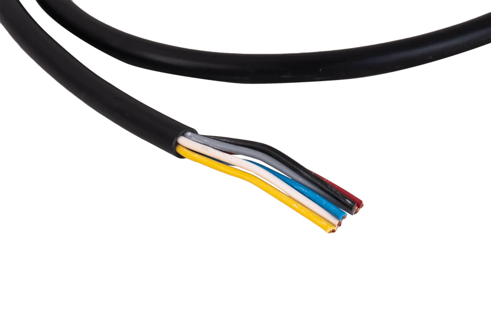 Bajonet 6 pin s vodičem 1m LEVÝ žlutý