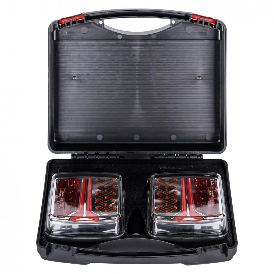 Sada bezdrátových magnetických LED koncových světel 7PIN, 12/24V