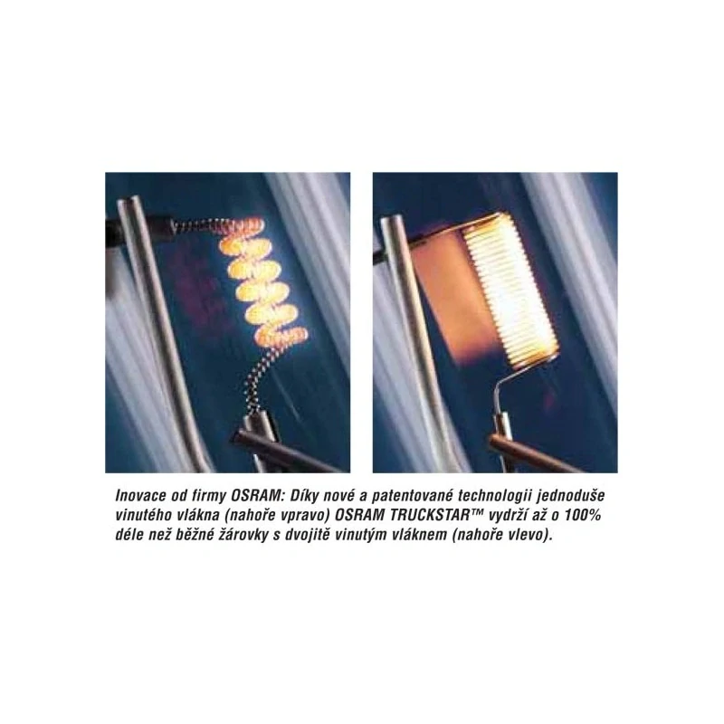žárovka H4 24V 75/70W P43t TRUCKSTAR PRO - o 120% více světla a životnosti, otřesuvzdorná OSRAM