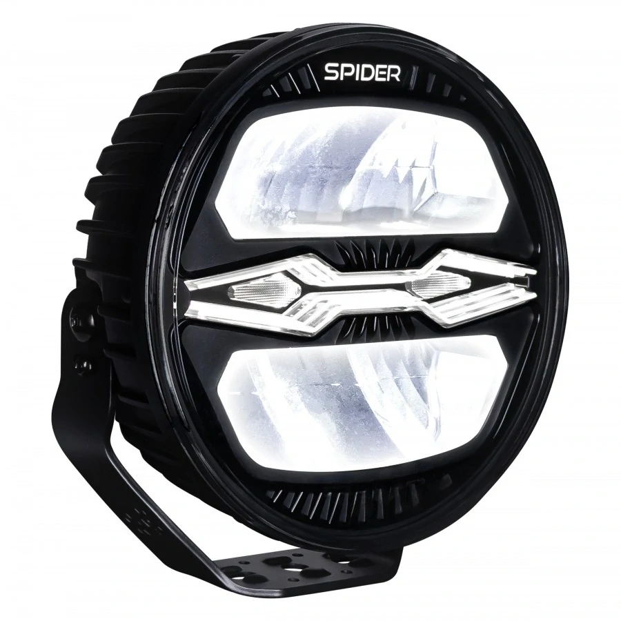 Dálkové LED světlo X-Spider Ninja, kulaté, 12/24 V + strobo