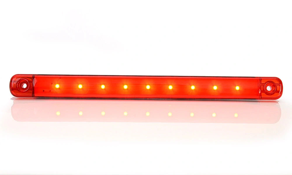 Pozička W97.4/718 červená LED 12/24V