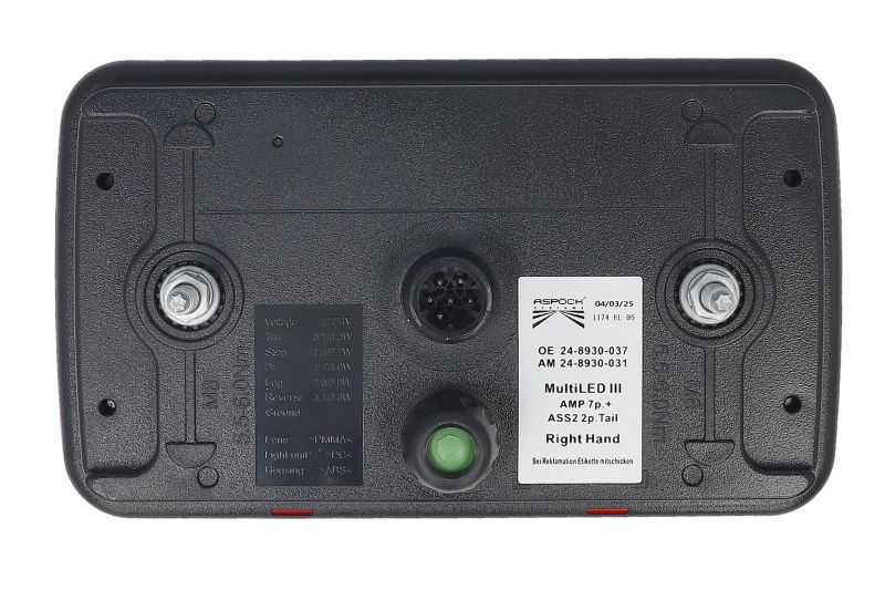 Koncové světlo LED MultiLED lll. pravé 7pin Aspoeck