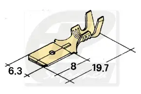 MK 1,5-68 Mosazný kolík