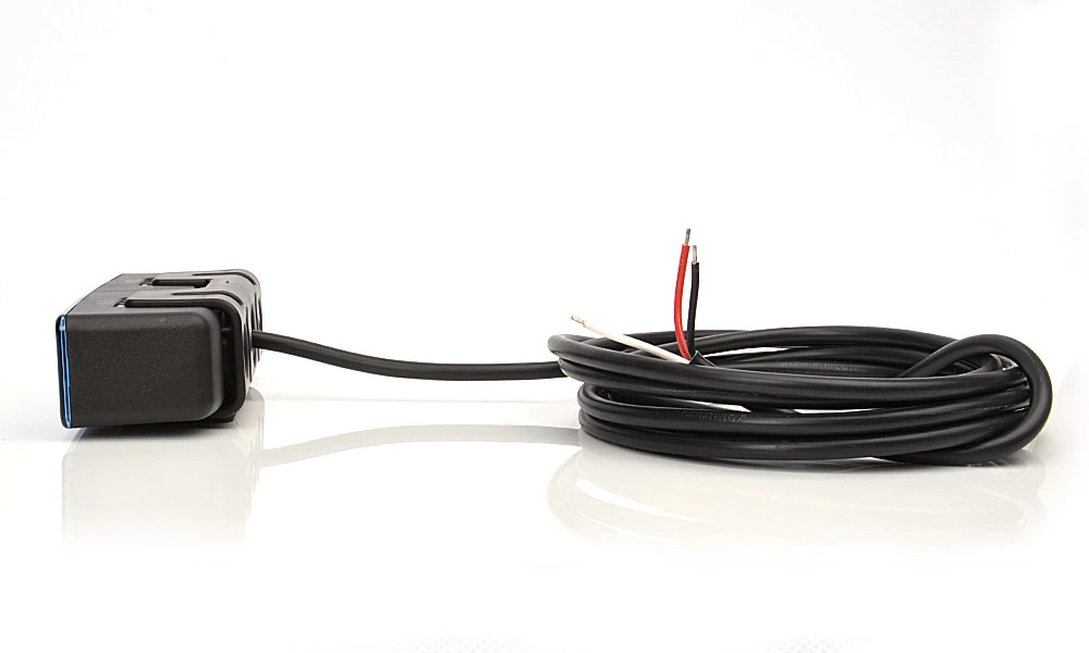 Predátor LED W117 modrý 12/24V