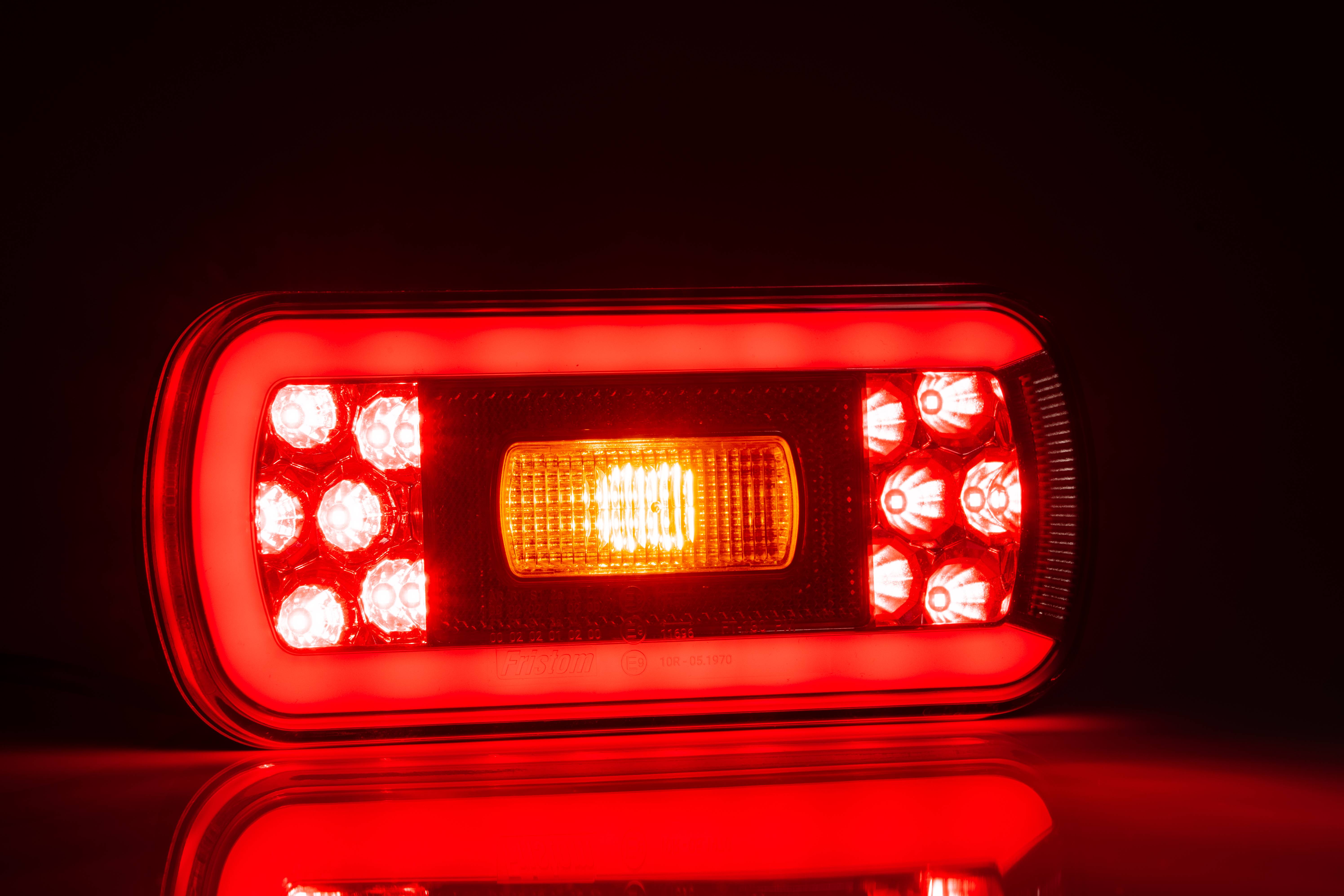 Koncové světlo FT-130 LED 12/24V s mlhovým světlem