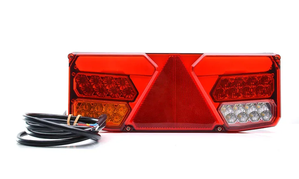 Koncové světlo W137/1035 připojení TYCO, levé 12/24V LED