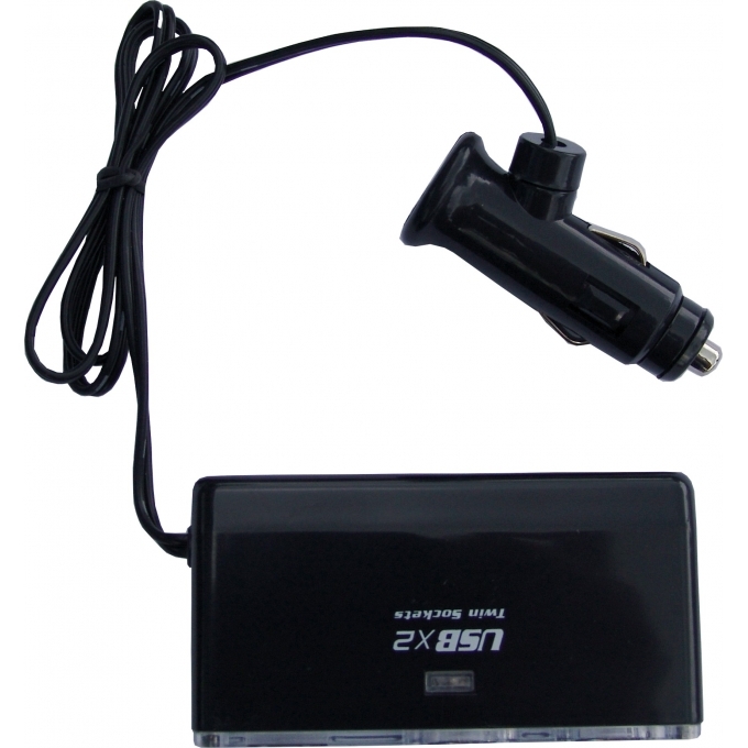 Rozdvojka do zapalovače s kabelem + USB