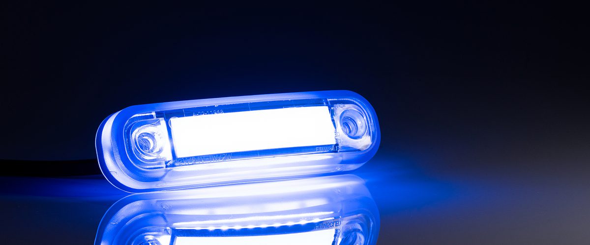 Poziční světlo FT-045 LED 12/24V modré