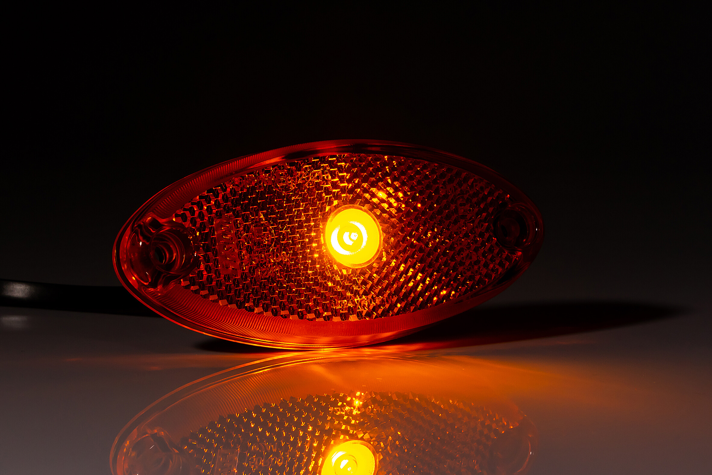 Pozička FT-061 s držákem LED oranžová 12/24V