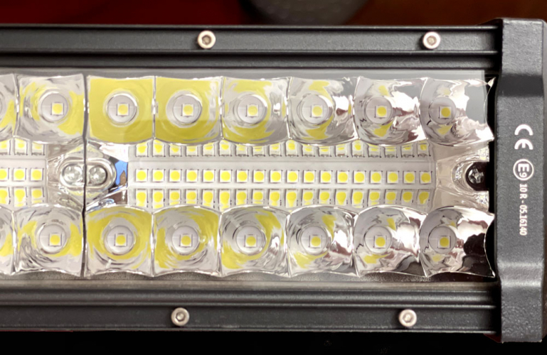 Světlomet LED 75W rovný 210xLED 12-30V, 76 cm