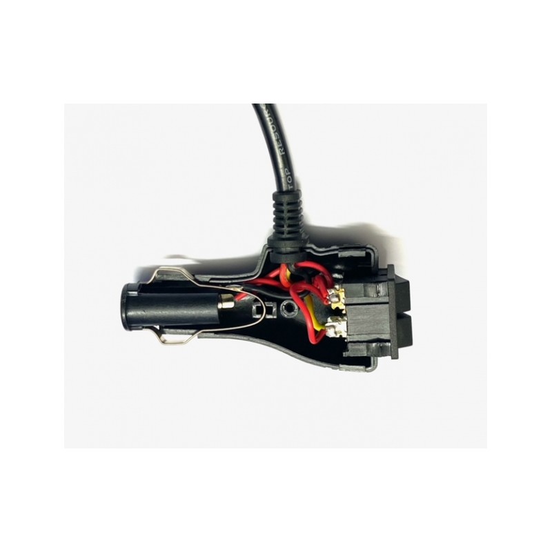 Zástrčka zapalovače 12/24V se 2 tlačítky pro maják